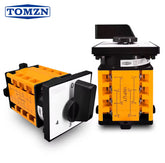 Tomzn 4 in 1 75A Phase And Neutral Selector Switch Rotary Change Over For 4 Meters