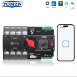 TOMZN WiFi Auto Transfer Switch 125A 4P TOQ7E-125/4P smart ATS for generator inverter solar Pakistan