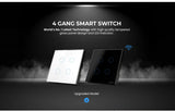 Smart 4 Gang Wifi Switch CRYSTAL SERIES