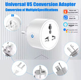 Tuya Smart Socket 16A WIFI Plug Electrical Outlet Power Monitor Countdown Function Support Google Home,Alexa