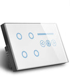 4 Gang + 1 Fan Smart Switch