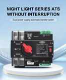 Tomzn TOQ7 AC 2P/4P Din Rail 220V Dual Power Automatic Transfer Switch ATS