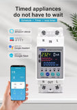 Tomzn TOMPD 63SW- 63A WIFI Protector with voltage current and leakage protection Mini 10in1