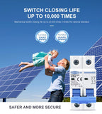 2P DC 1000V Solar Mini Circuit Breaker 32A  63A DC MCB for PV System