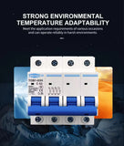 AC MCB TOB1-63H C curve 230/400V~ 50HZ/60HZ Mini Circuit breaker 2P  4P 63A