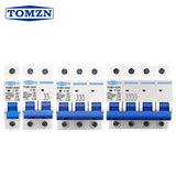 AC MCB TOB1-63H C curve 230/400V~ 50HZ/60HZ Mini Circuit breaker 2P  4P 63A