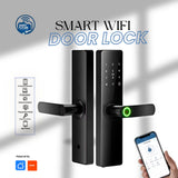 Smart WiFi Fingerprint Digital Door Lock Pro – Secure, Stylish & Keyless.